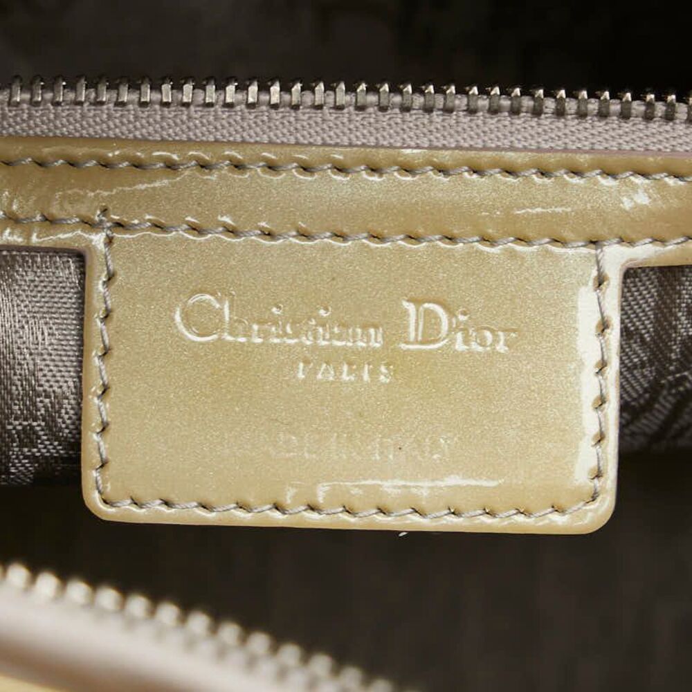 Christian Dior Lady Dior Cannage Patent Leather 2way Bag - Picture 10 of 10